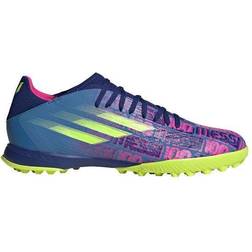 adidas X Speedflow Messi.3 Turf - Victory Blue/Shock Pink/Solar Yellow