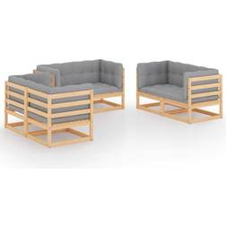 vidaXL 3076489 Loungesæt, borde inkl. 6 sofaer