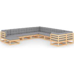 vidaXL 3077094 Loungeset, Bord inkl. 10 Soffor