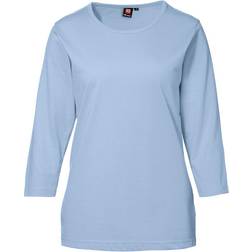 ID Pro Wear 3/4 Sleeves Ladies T-shirt - Light Blue