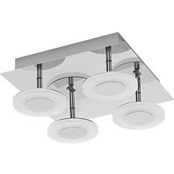 LEDVANCE Smart+ ceiling Orbis Wave IP44 TW Chrome 2400Lum Loftplafond 30cm