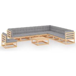 vidaXL 3076689 Lounge-Set, 1 Tisch einschl. 9 Sofas