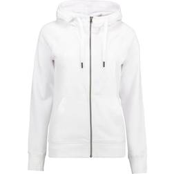 ID Core Full Zip Ladies Hoodie - White