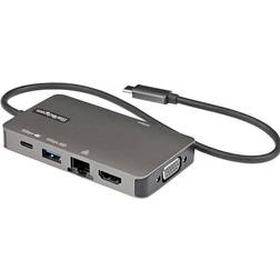 StarTech USB C-VGA/2xUSB A/HDMI/USB C/RJ45 M-F 0.3m