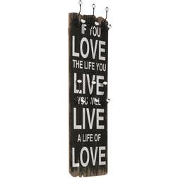 vidaXL Love Life Perchero 40cm