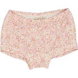 Wheat Girl's Wool Panties - Ivory Flowers (9003e-780-9056)