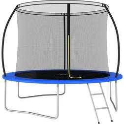 vidaXL Trampoline Round 305cm + Safety Net + Ladder