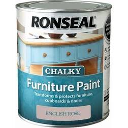 Ronseal Chalky Wood Paint Pink 0.75L