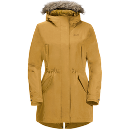 Jack Wolfskin Women's Wildwood Parka - Golden Amber