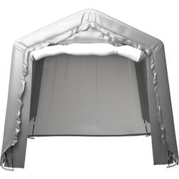 vidaXL Carpa De Almacenamiento Acero Gris 240x240 cm 240x240cm