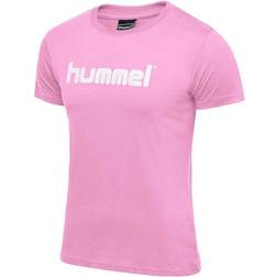 Hummel Go Cotton Logo T-shirt Woman S/S - Cotton Candy