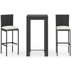 vidaXL 3064792 Ensemble de Bar d'Extérieur, 1 Table incluse 2 Chaises