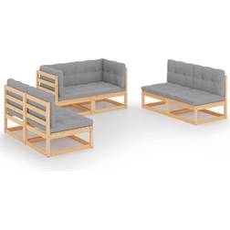 vidaXL 3076459 Loungesæt, borde inkl. 6 sofaer
