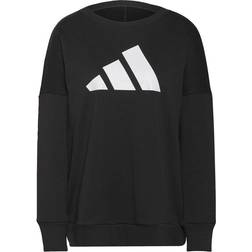 Adidas Sportswear Three Bar Sweatshirt Black Female