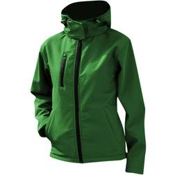 Result Women's TX Performance Hooded Softshell Jacket - Vivid Green/Black