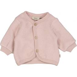 Wheat Wool Fleece Cardigan - Rose Powder (6422E-786-2487)