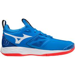 Mizuno Wave Momentum 2 - French Harbor Blue/White/Red