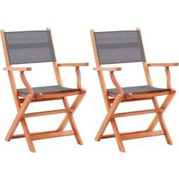vidaXL 48690 2-pack Trädgårdsmatstol