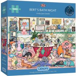 Gibsons Berts Bath Night 1000 Pieces