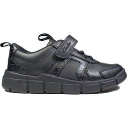 Clarks Kid's Encode Bright - Black Leather