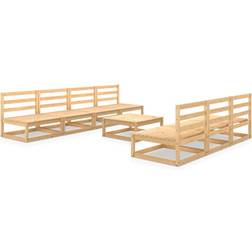 vidaXL 3075349 Lounge-Set, 1 Tisch einschl. 7 Sofas