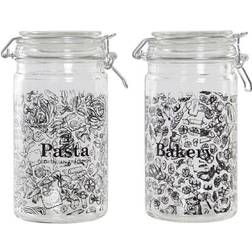 DKD - Kitchen Container 2pcs 1L