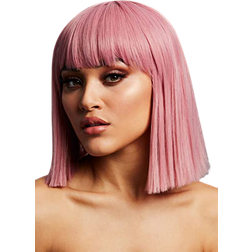 Smiffys Fever Lola Wig Ash Pink