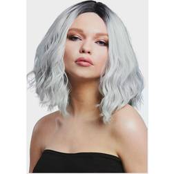 Smiffys Fever Cara Wig Ice Silver