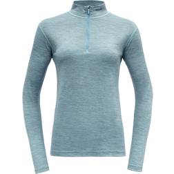 Devold Breeze Zip Neck Longsleeve - Turquoise