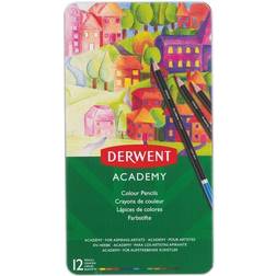 Derwent Academy Colour Pencils 12 Tin