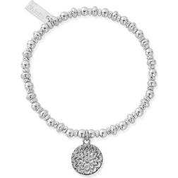 ChloBo Didi Sparkle Moonflower Bracelet - Silver