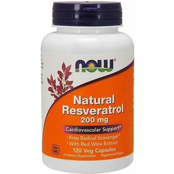 Now Foods Natural Resveratrol 200mg 120 st