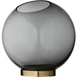 AYTM Globe Blumentopf Ø 21 cm - Schwarz/H 18.8 cm x Ø 21 cm Jarrón 20.5cm