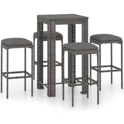 vidaXL 3064779 Bargruppe, 1 Tisch einschl. 4 Stühle