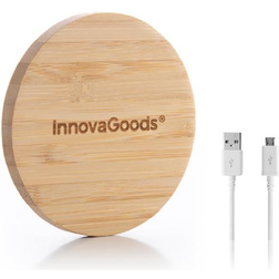 InnovaGoods Wireless Bamboo Charger