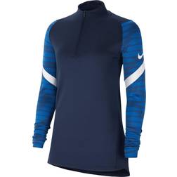 Nike Strike 21 Drill Top Women - Obsidian/Royal Blue/White