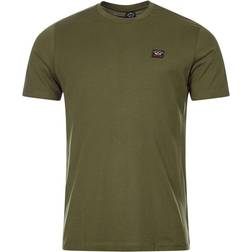 Paul & Shark Logo Badge T-shirt - Olive