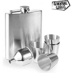 Adventure Goods Hip Flask Set with Accessories Set de bar 7pcs