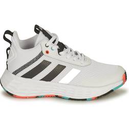 adidas Kid's Ownthegame 2.0 - Cloud White/Core Black/True Orange