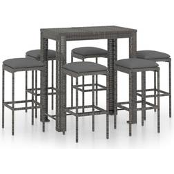 vidaXL 3064785 Bargruppe, 1 Tisch einschl. 6 Stühle
