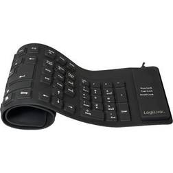 LogiLink Flexible Waterproof Clavier PS/2, USB