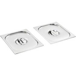 vidaXL Baking Pan Lid for GN 1/2 Køkkenudstyr 2stk