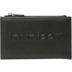 Desigual Long Coin Purse Logo - Black