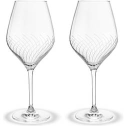 Holmegaard Cabernet Lines Red Wine Glass 52cl 2pcs