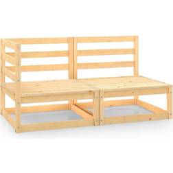 vidaXL 805690 Lounge-Set, Tisch einschl. 2 Sofas