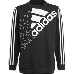 Adidas Essentials Logo Sweatshirt - Black/White (GS2180)