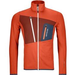 Ortovox Fleece Grid Jacket - Desert Orange