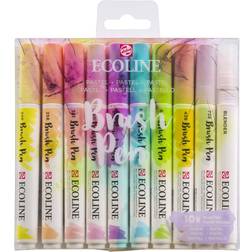 Ecoline Brush Pens Pastel Colors 10-pack