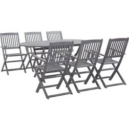 vidaXL 278923 Set da pranzo per patio, 1 Tavolo incluso 6 Sedie