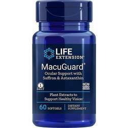 Life Extension MacuGuard Ocular Support with Saffron & Astaxanthin 60 pcs